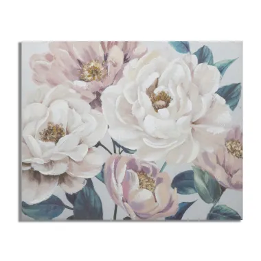 Malowany Obraz na Płótnie SOFT FLOWER 100X3,7X80 cm